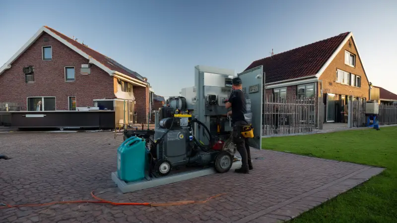 Aggregaat brandstofverbruik berekenen: diesel vs