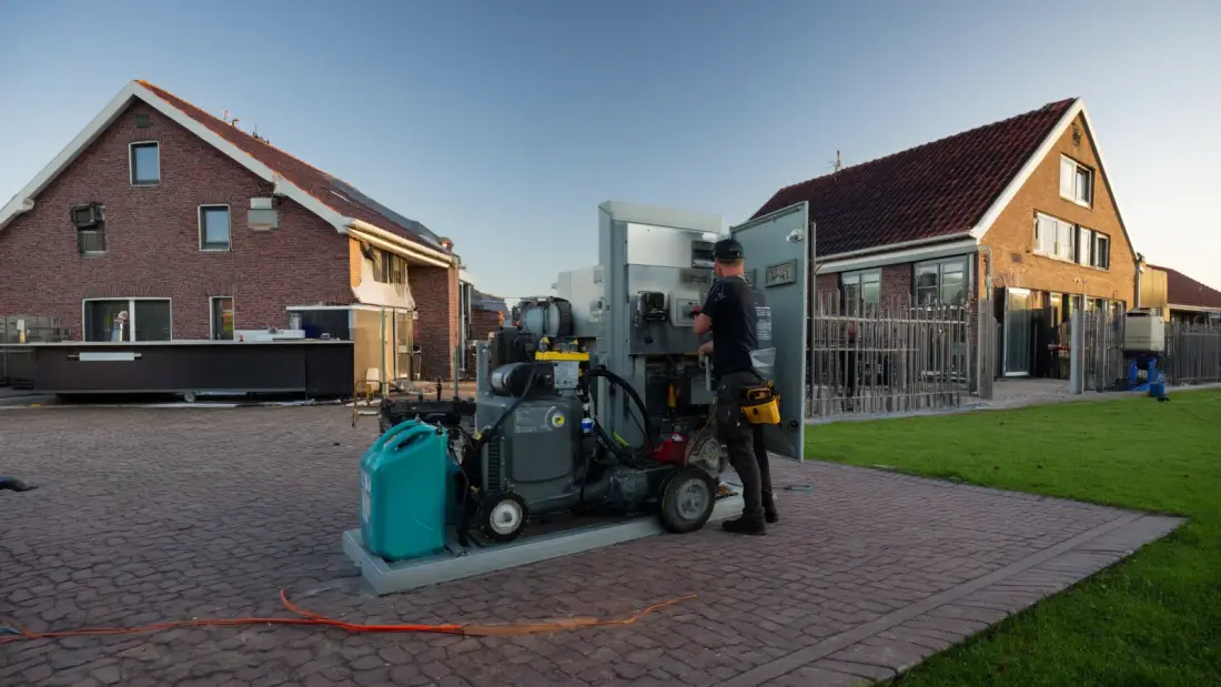 Aggregaat brandstofverbruik berekenen: diesel vs
